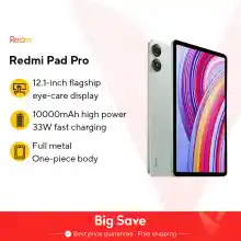 Tablet 12,1" Xiaomi Redmi Pad Pro 8GB+256GB