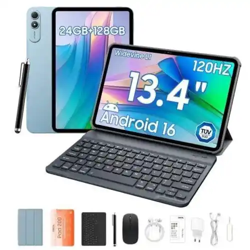 Tablet OSCAL PAD 200 13,4" FHD+ con Teclado 6GB/128GB