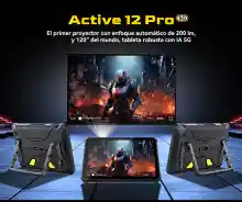 Tablet proyector integrado 200lm Blackview Active 12 Pro 5G con Android 15