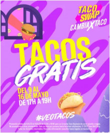 Tacos gratis en Taco Bell hasta 16 de Mayo