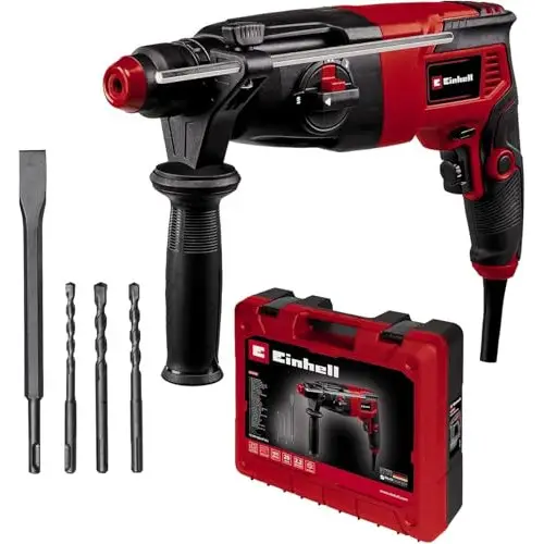 Taladro percutor Einhell 620W con extras incluidos