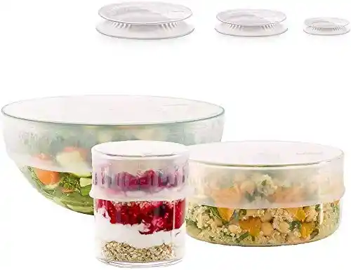 Tapas extensibles de silicona Lekue (3 unidades)