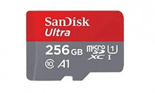 Tarjeta de Memoria microSDXC 256Gb SanDisk Ultra con Adaptador SD, hasta 120 MB/s
