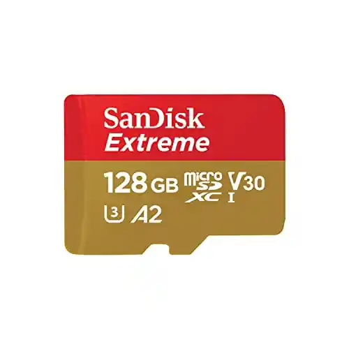 Tarjeta de memoria SanDisk MicroSDXC 128GB +Adaptador SD