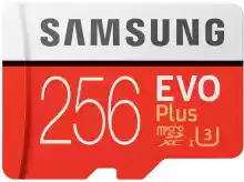 Tarjeta MicroSD Samsung EVO Plus de 256 GB