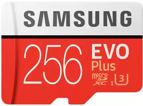 Tarjeta MicroSD Samsung EVO Plus de 256 GB