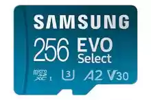 Tarjeta MicroSD Samsung EVO Select de 256GB