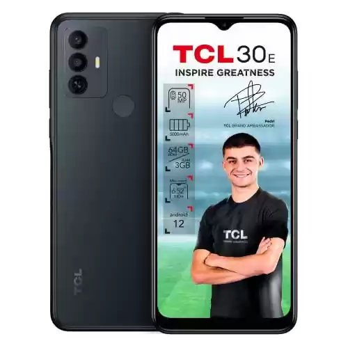 TCL 30E de 3GB-64GB, con tecnología de última generación, por 94,29€.