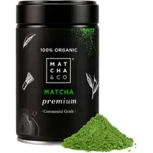 Té Matcha en Polvo Premium 100% Ecológico, Orgánico y Natural 80g – Matcha & CO