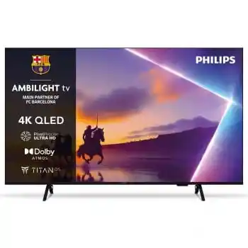 Televisor Philips 65" QLED Ambilight con sonido Dolby Atmos
