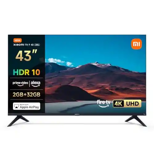Televisor Xiaomi TV F 43" 4K UHD Alexa HDR10