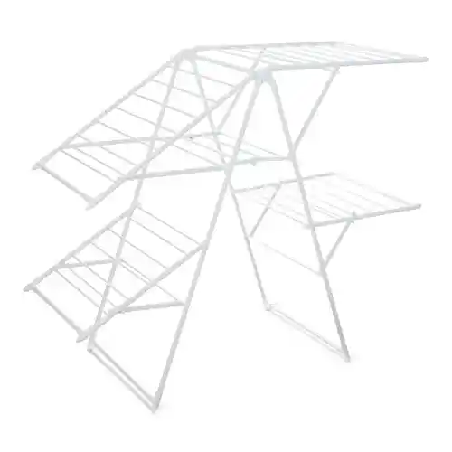 Tendedero plegable Amazon Basics de 4 alas