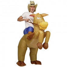 Traje vaquero inflable