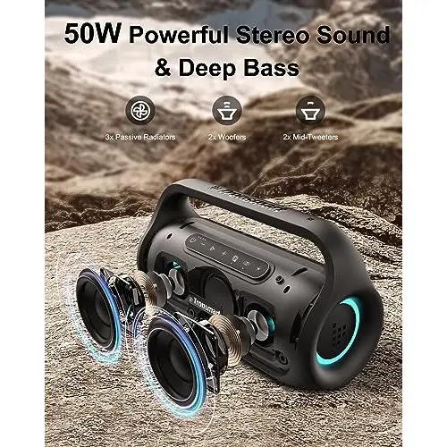 Tronsmart Tronsmart Bang Mini - Altavoz Bluetooth Potente 50W