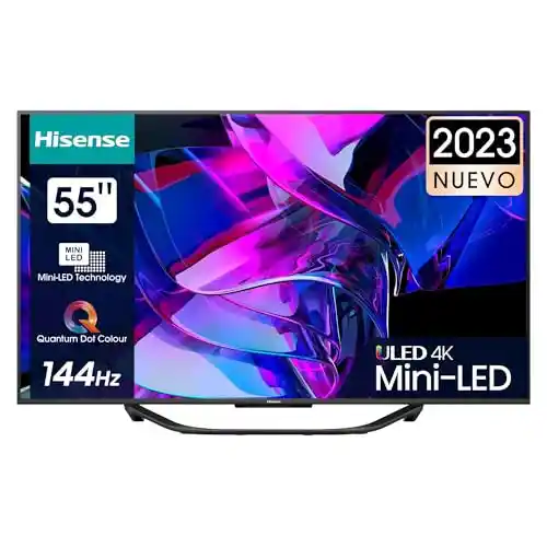 TV Hisense 55U7KQ de 55" Mini-LED 4K 144Hz