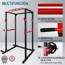 Ultrasport Multifunciónal Power Rack, Estantería fitness, para entrenamiento efectivo todo cuerpo