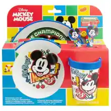 Vajilla infantil Mickey antideslizante