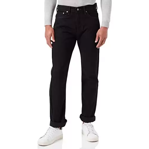 Vaqueros Hombre Levi's 505 Regular Fit Black