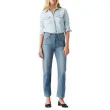 Vaqueros Levi's Ribcage Straight Ankle para mujer