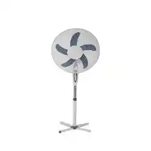 Ventilador de pie 60 W, 3 velocidades, cabezal inclinable, altura regulable hasta 130 cm