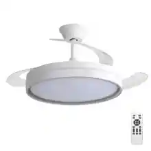 Ventilador de techo 30W + luz LED 60W 5600lm con mando