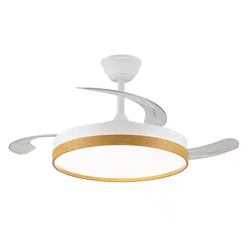 Ventilador de techo SECUOYA con LED regulable y motor DC de 6 velocidades