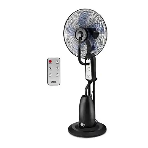 Ventilador Nebulizador con Mando a Distancia - Ufesa Mist Fan Nevada