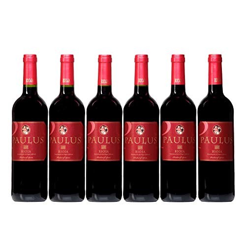 Pack 6 botellas de vino tinto Rioja Paulus