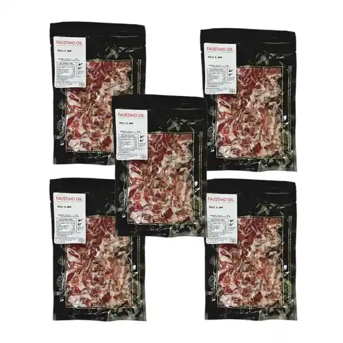 Virutas de Jamón Ibérico cebo 1Kg - 5 unidades de 200g