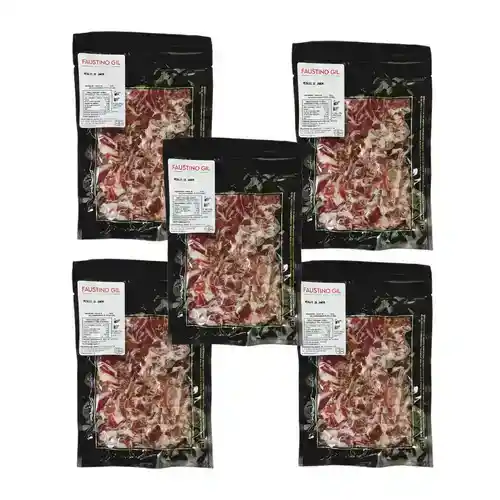 Virutas de jamón ibérico de cebo, 1 kg.
