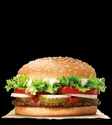 Whopper gratis en pedido a domicilio en Burger King +5 €