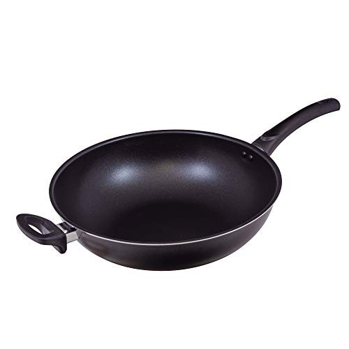 Wok de aluminio prensado de 32cm Chefs Sauce