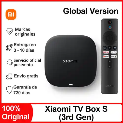 Xiaomi TV Box S 3ª Gen Android 4K sólo 41€ (y 37€ pagando con Klarna)